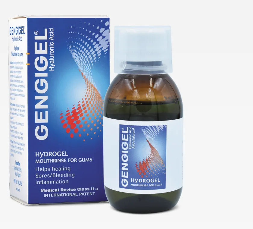 GENGIGEL® Hydrogel Mouthrinse 150ml bottle with its box