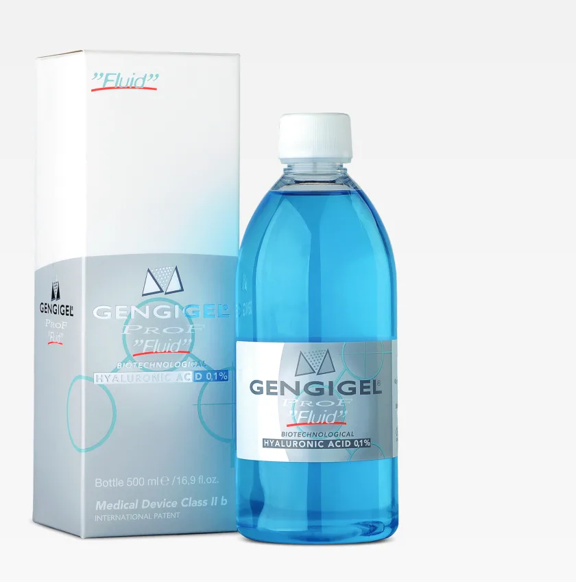 GENGIGEL® Prof Fluid 500ml bottle with its box