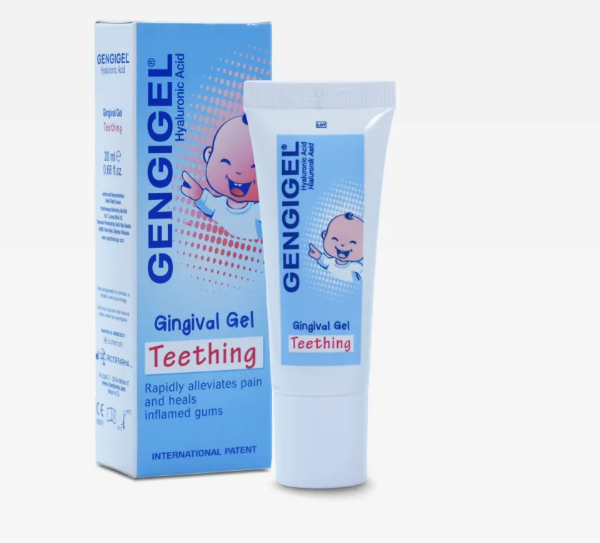 GENGIGEL® Teething Gingival Gel 20ml tube with its box